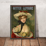 Bitter Lepourc Vintage Bitters Poster, 1910