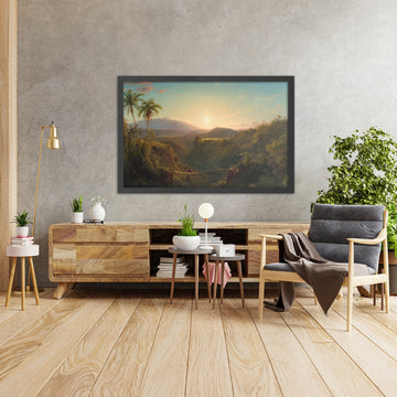 A framed image of 