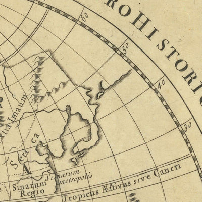 Old Map of Eastern or Byzantine Roman Empire by Senex, 1714: Constantinople, Armenia, Trade Routes, Sassanid Empire, Anatolia