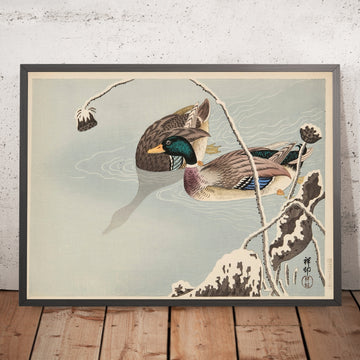 A framed image of 