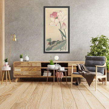 A framed image of 
