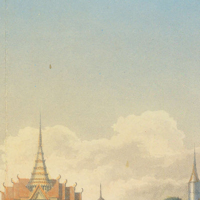 First View of Bangkok by Henry Colburn, 1828