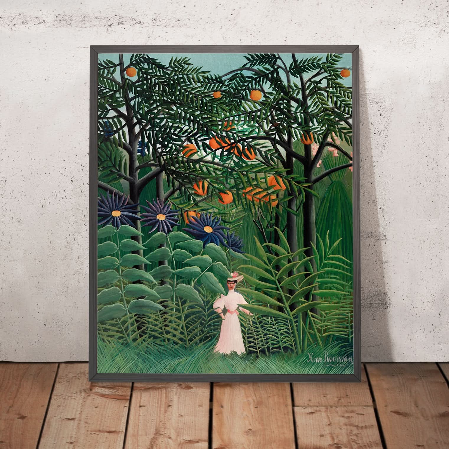 Woman Walking in an Exotic Forest by Henri Rousseau, 1905 – The Unique ...