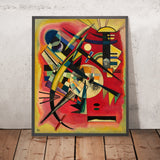 Rote Tiefe (Red Depth) by Wassily Kandinsky, 1925