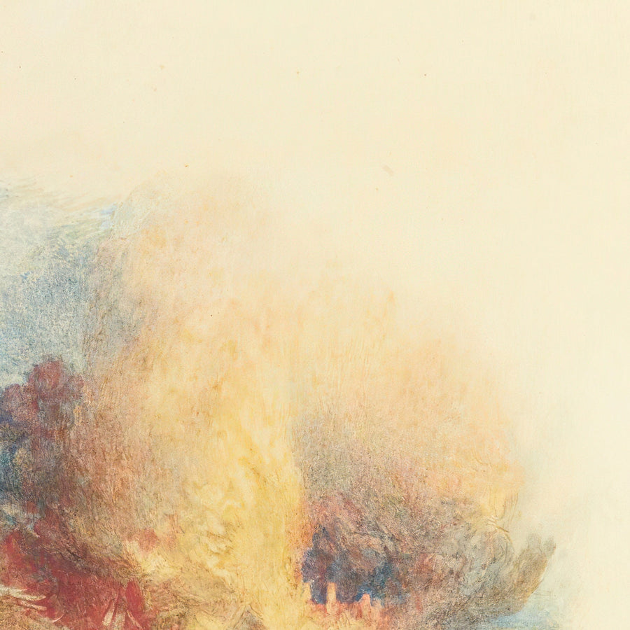 Das Schlachtfeld von Waterloo gesehen von Hougoumont von Turner, 1833 