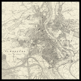 Personalised Old Map of Newport