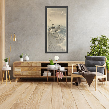 A framed image of 