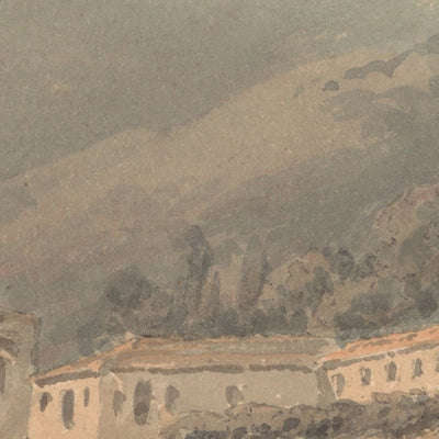 Santa Lucia, A Convent near Caserta by Turner, 1795