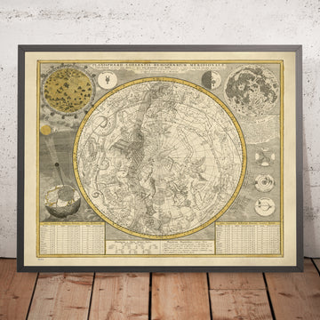 A framed image of 