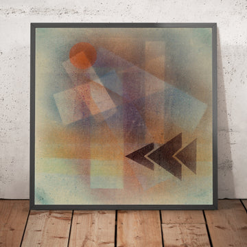 A framed image of 