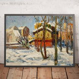 Winter in Schwabing by Wassily Kandinsky, 1902