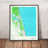Old Map of Jupiter, Florida by USGS, 1948 – Jupiter Inlet & Loxahatchee River