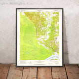 Old Map of St. Francisville, Louisiana by USGS, 1965 – Mississippi River & Bayou Sara