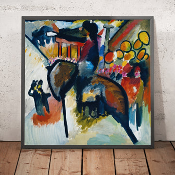 A framed image of 