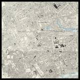 Personalisierte alte Karte von Kensington 