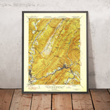 Old Map of Hot Springs, Virginia by USGS, 1949 – Clifton Forge, Jackson River & Bath County