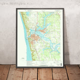 Old Map of Grand Haven, Michigan by USGS, 1972 – Lake Michigan, Grand River & Spring Lake