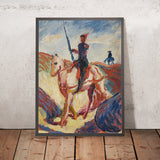 Don Quixote by August Macke, 1912