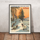 Vosges Travel Poster: Chemins de fer de l’Est by Louis Tauzin, 1912