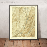 Old Map of White Sulphur Springs, West Virginia by USGS, 1923 – Lewisburg & Greenbrier River