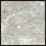 Mappa Antica Personalizzata di Battersea 