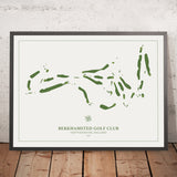 Berkhamsted Golf Club: Modern Golf Course Map