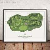 Pierre Carrée Golf: Modern Golf Course Map