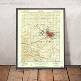 Old Map of Cheyenne, Wyoming by USGS, 1950 – Fort Francis E. Warren & Military Reservation
