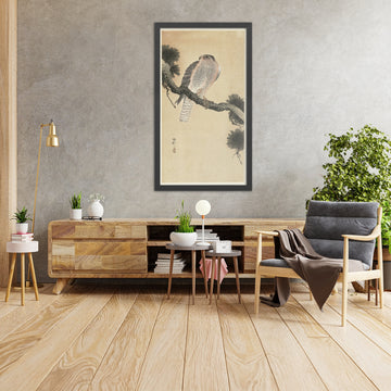 A framed image of 