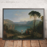 Lac Avernus : Énée et la Sibylle de Cumes par Turner, 1814 