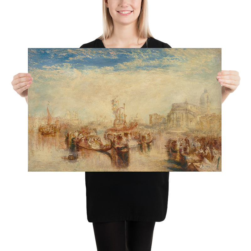 Einzahlung von John Bellinis Drei Bildern in La Chiesa Redentore, Venedig von Turner, 1841 