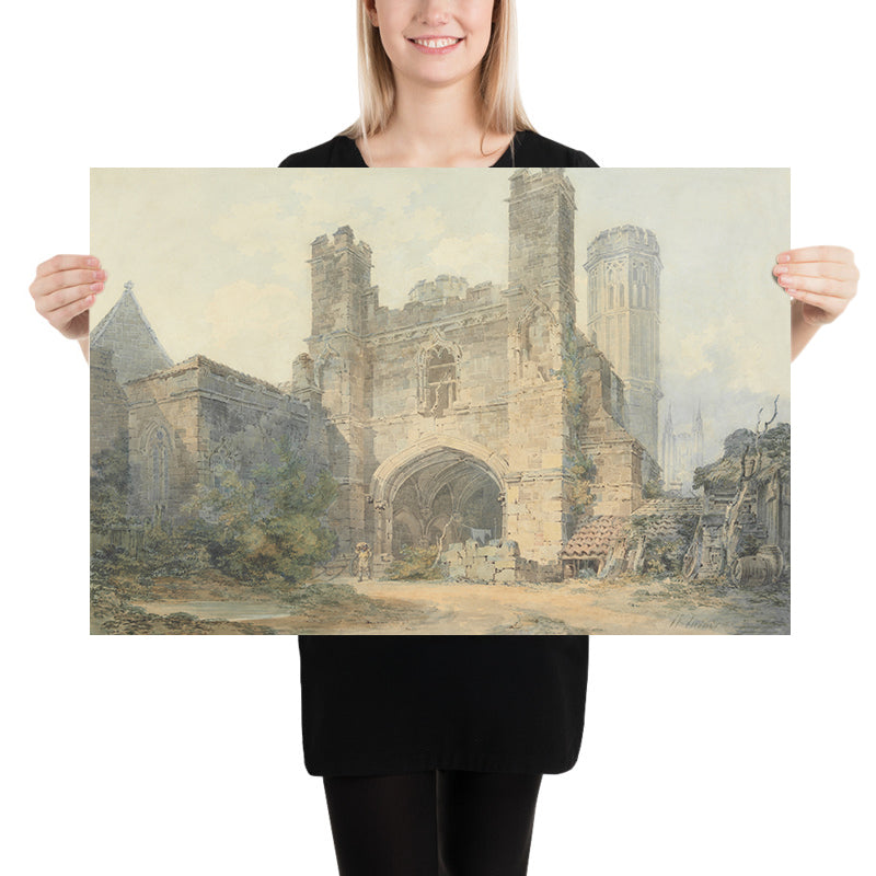Das Tor des Heiligen Augustinus, Canterbury von Turner, 1793 