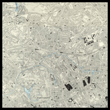 Personalisierte alte Karte von Camden Town 