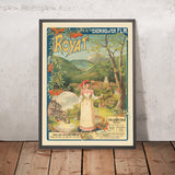 Reiseposter Royat: Chemins de Fer P.L.M. von Gustave Fraipont, 1890 