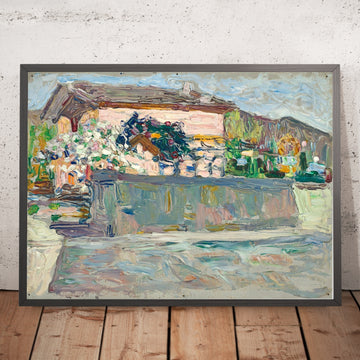 A framed image of 