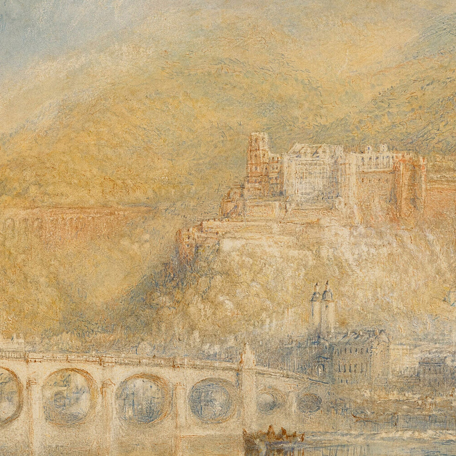 Heidelberg, mit einem Regenbogen von Turner, 1840 