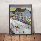 Our Street in Gray by August Macke, 1911