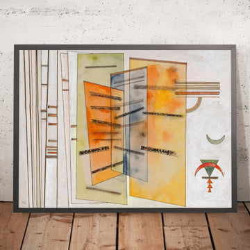 A framed image of 