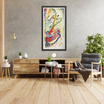 A framed image of 
