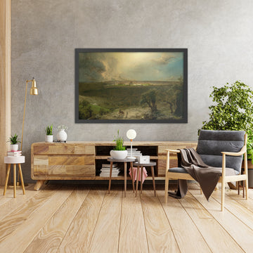 A framed image of 