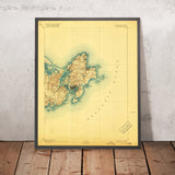 Old Map of Gloucester, Massachusetts by USGS, 1893 – Rockport, Cape Ann & Annisquam Harbor