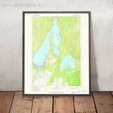 Old Map of McCall, Idaho by USGS, 1973 – Payette Lake & Ponderosa State Park