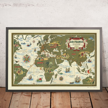 Ancienne carte des routes d&