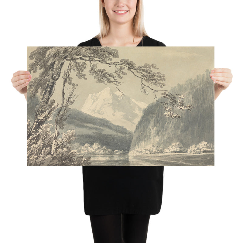 In der Nähe von Grindelwald von Turner, 1796 