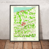 Old Map of Geneva-on-the-Lake, Ohio by USGS, 1960 – Lake Erie, Ashtabula & Geneva