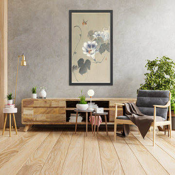 A framed image of 
