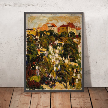 A framed image of 