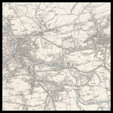Personalised Old Map of Airdrie