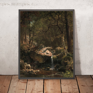 A framed image of 