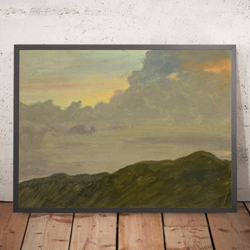 A framed image of 